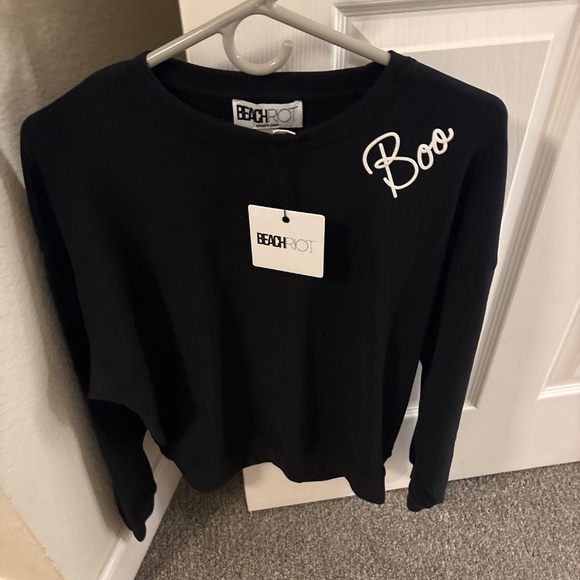 Beach riot, black and white pullover sweater new with tags extra small $98 - Picture 2 of 4